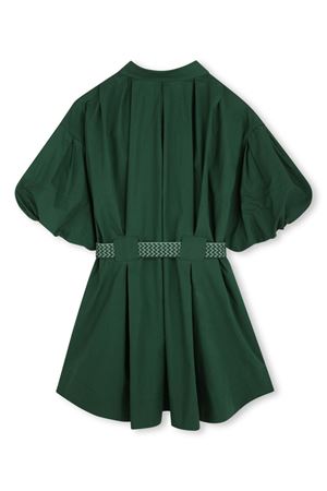 Green cotton dress LANVIN KIDS | N30204722